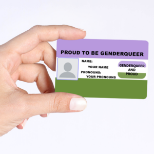 Proud to Be genderqueer